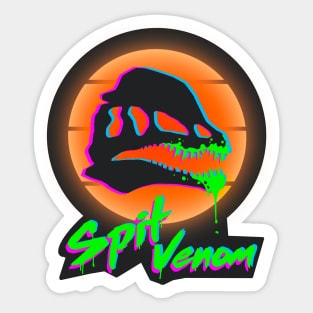 Dilophosaurus - Spit Venom Sticker
